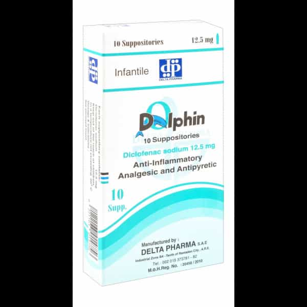 Dolphin Antirheumatic 125mg 10supp Vhpg 01669036698