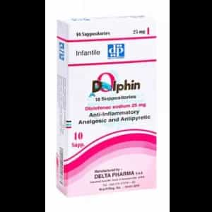 Dolphin Antirheumatic 25mg 10supp Ecto 01669043205